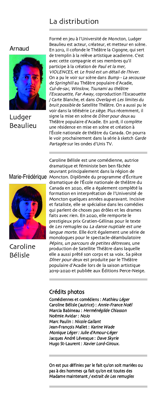 Les remugles ou La danse nuptiale est une langue morte | de Caroline Bélisle