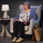 Seule sur scène, une femme (interprétée par Marie-Thé Morin) raconte son attente de transfert vers une résidence pour personnes âgées avec son mari, dont la santé faiblit.
