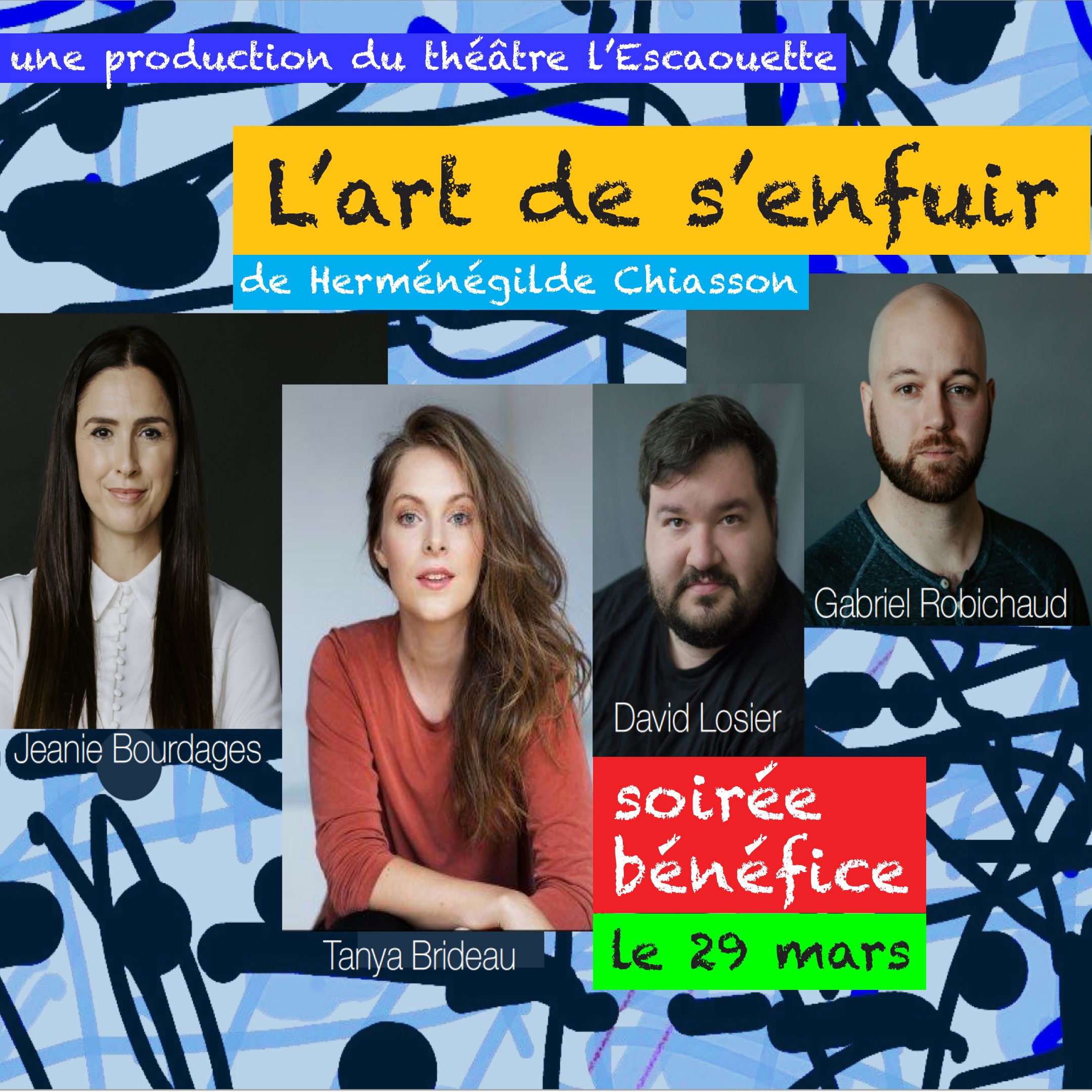 L’art de s’enfuir Production théâtre l’Escaouette